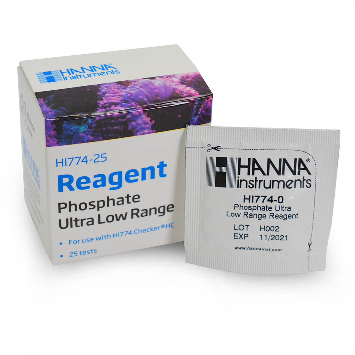 HI774-25 PO4補充包 Ultra Low Range Phosphate Checker Reagents