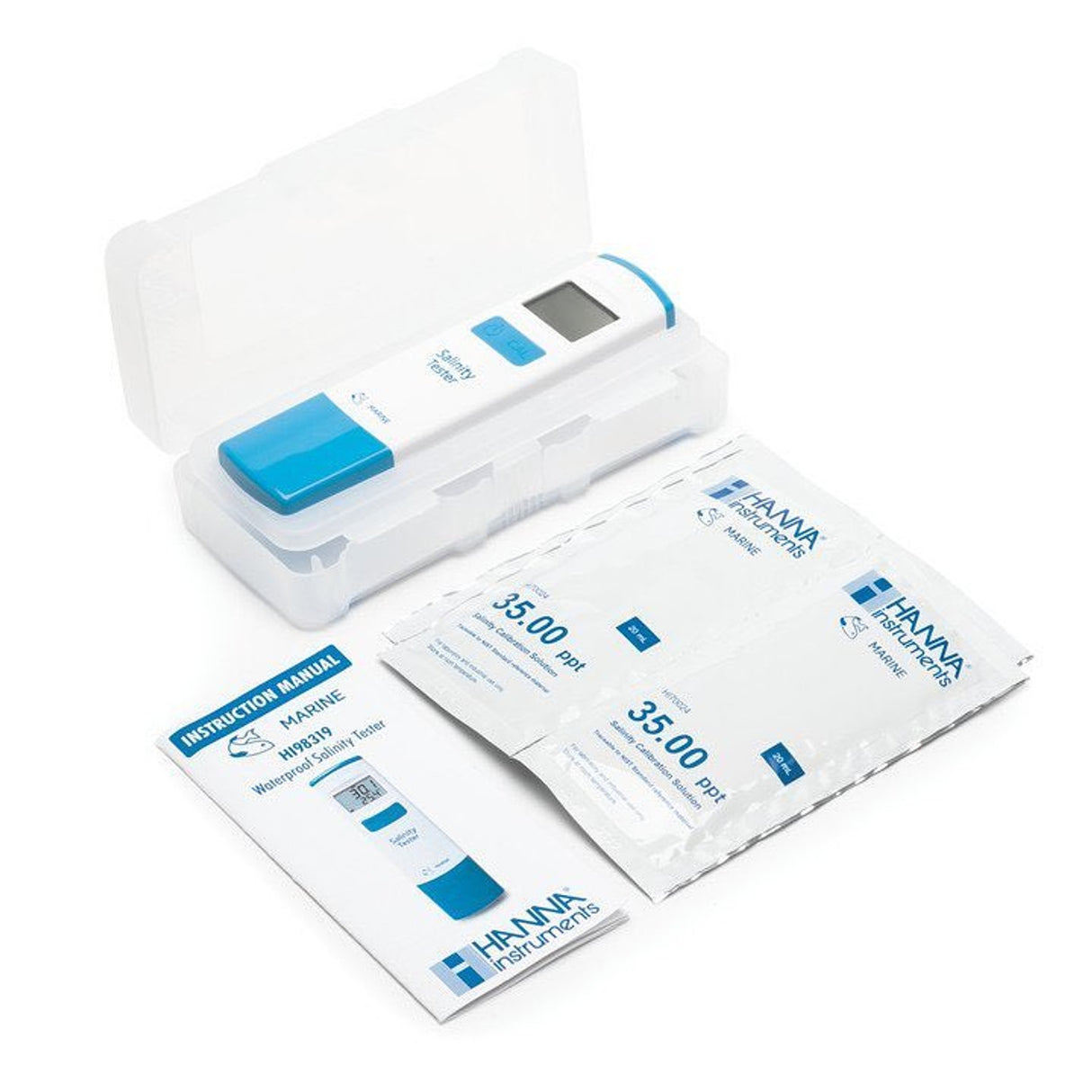 HI98319 手持式電子比重計 海洋鹽度測試儀 Salinity & Temperature Tester