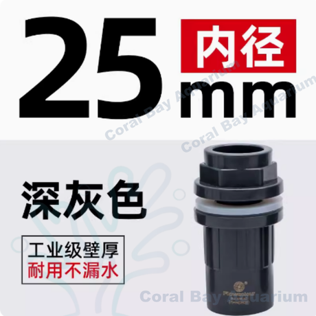 PVC上下水接頭 (黑)